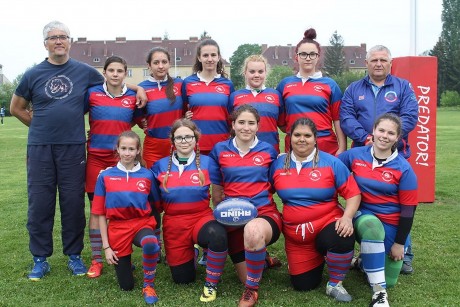 Tornagyőzelmet aratott a Fehérvár Rugby Club U16-os hölgycsapata Bécsben